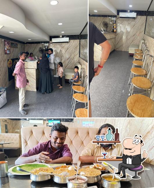 Check out how KMS Hakkim Kalyana Biriyani Restaurant looks inside