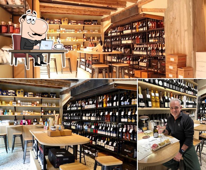 Gli interni di Kalice - Wine, Fine Food & More