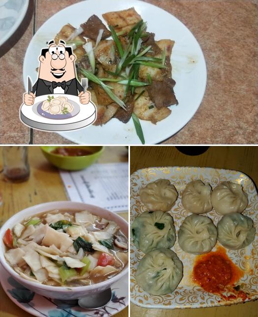 Dumplings at Cholsum united Restaurant