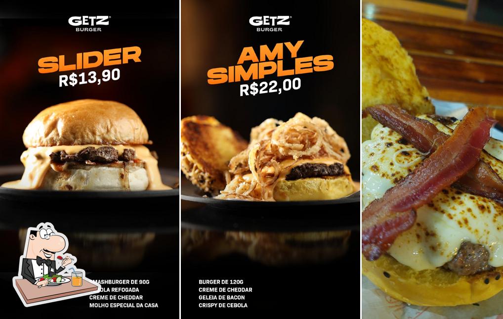 Platos en Getz Burger