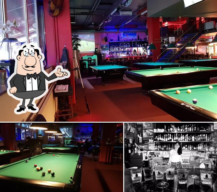 Gli interni di Billiard Center Wallisellen