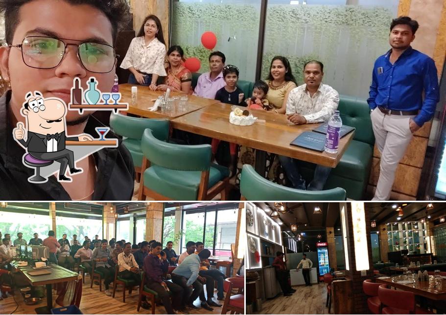 Take a seat at one of the tables at Chinu’s Kitchen