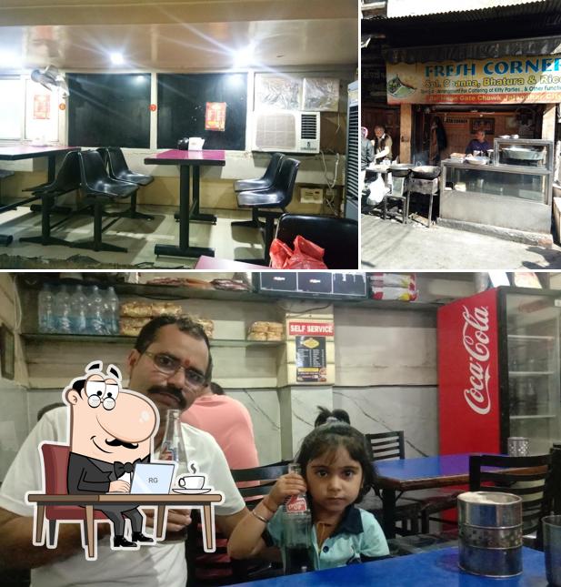 The interior of Kwality Chaat