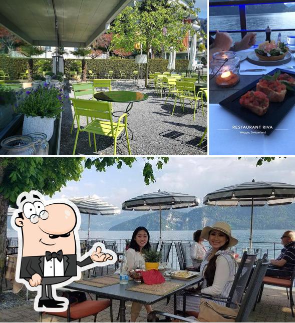 Gli interni di Restaurant Riva am See