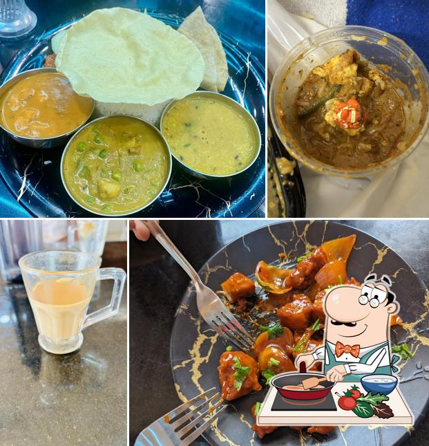 Chicken curry at Saan The Desi Swad