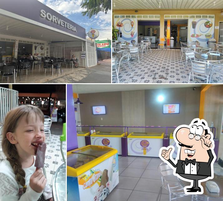 O interior do Sorvetes Campo Grande