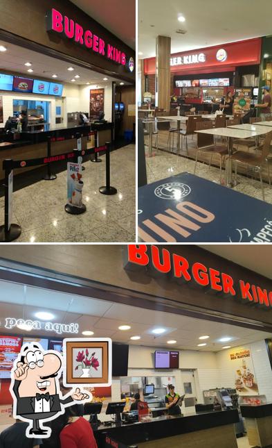 O interior do Burger King