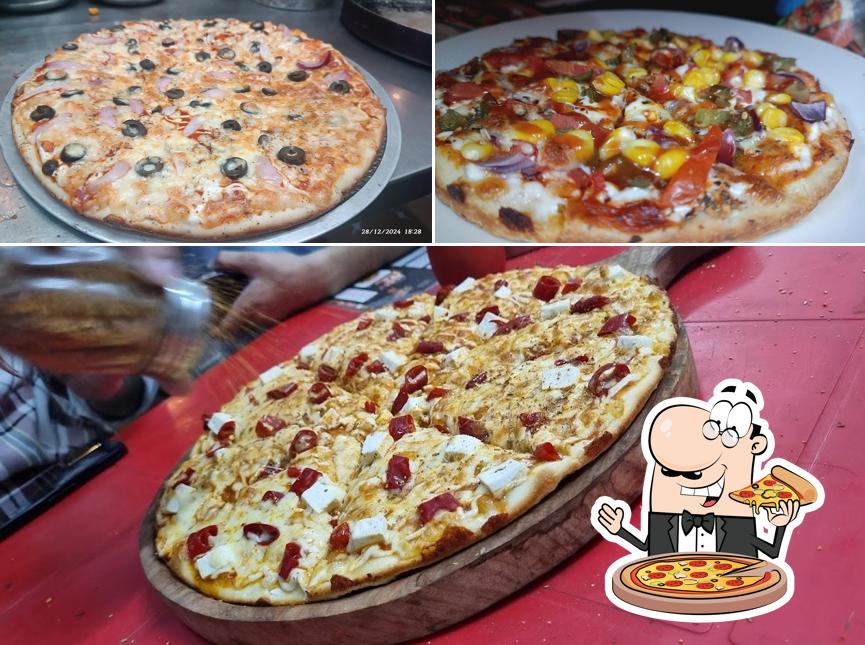Order pizza at Mp pizza point