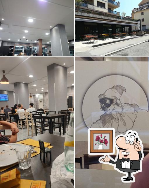 Gli interni di Pizzeria Pulcinella