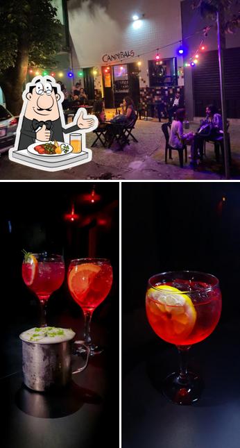 Confira a foto ilustrando comida e exterior no Cannibals Bar