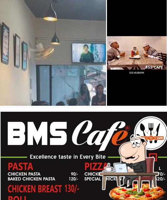 The interior of BMS CAFe