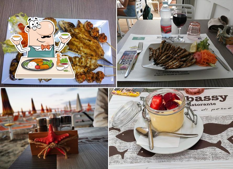 Cibo al Ristorante Bar Embassy - Riccione Zona Spiaggia