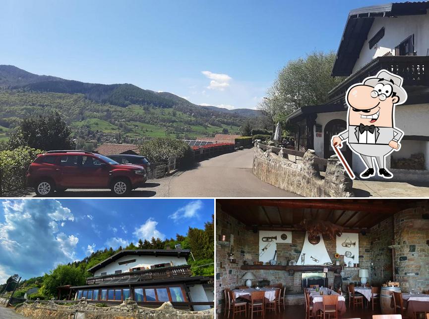 La esterno e interni del ristorante