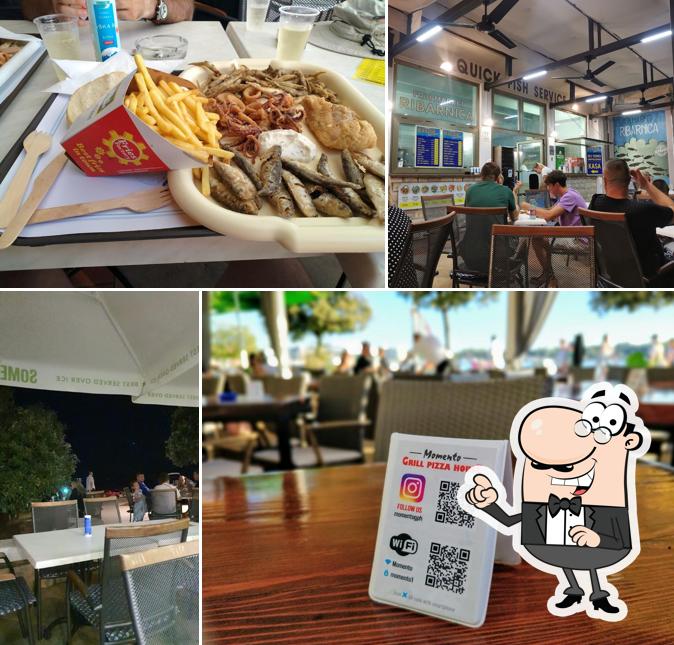 Siediti a un tavolo di Quick fish service