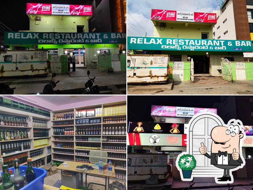 The photo of exterior and interior at Relax Restaurant & Bar