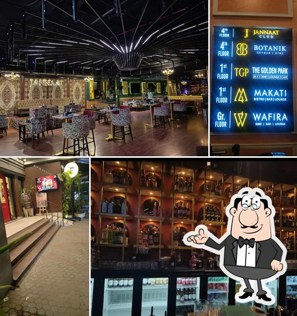 The interior of Jannat Lounge & Bar