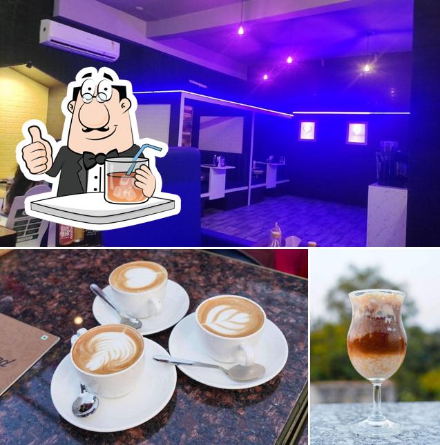 This is the photo depicting drink and interior at The Heartland cafe and Restro