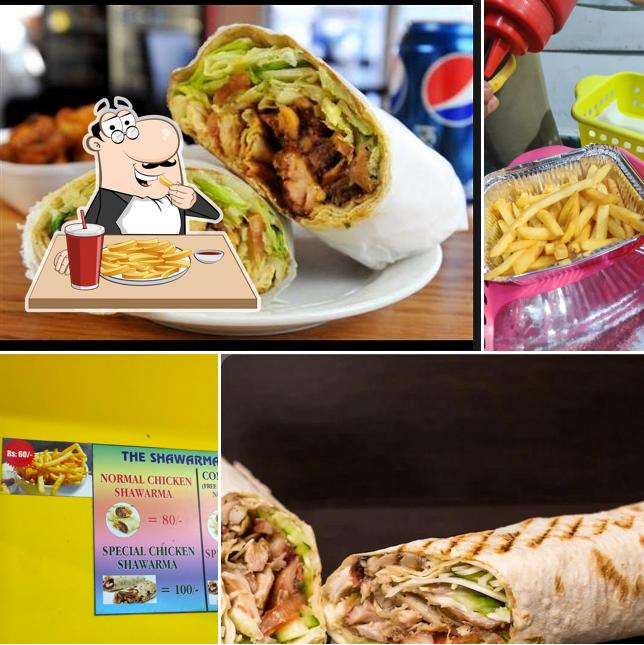 French fries at The shawarma wrapz