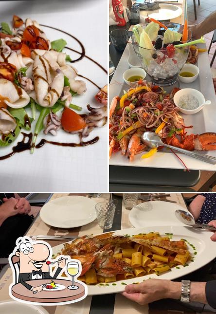 Platti al Ristorante di pesce La Fortezza Rimini