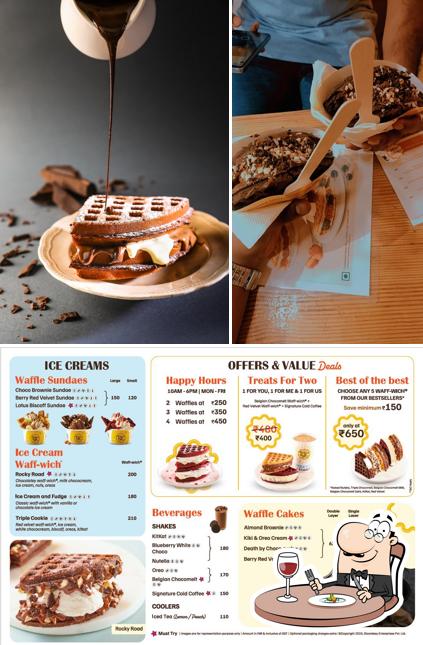 Food at The Belgian Waffle Co