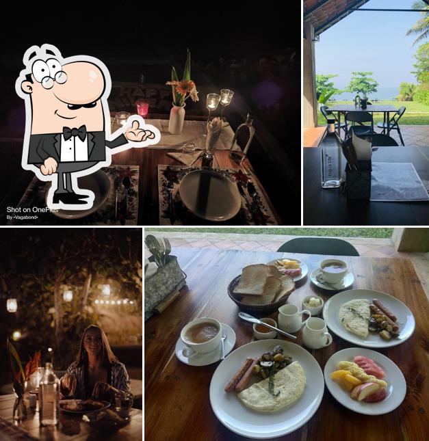 Take a seat at one of the tables at Cafe Trip is Life