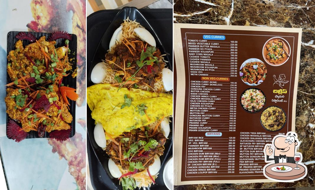 Meals at Chillies restaurant