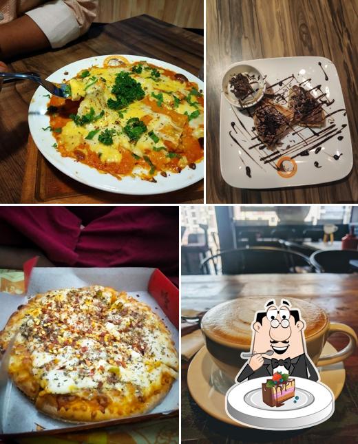 Chocolate cake at the chocolate room