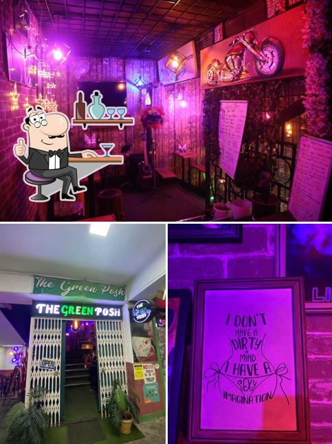 Check out how the green posh looks inside