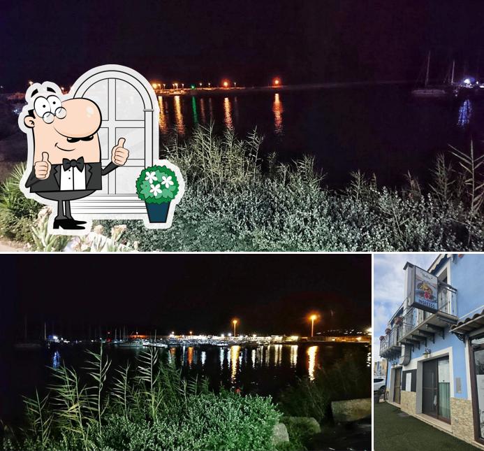 Goditi la vista dall'area esterna di Ristorante Italia