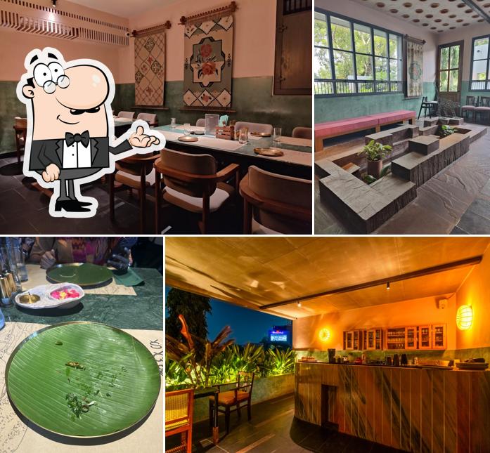The interior of Kadali Kitchen