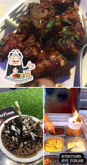 Food at Hideout Restaurant Gangtok