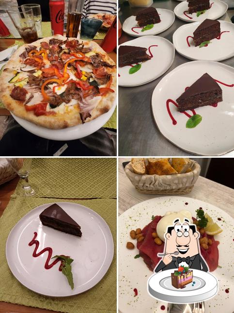 Torta al cioccolato al Ristorante Pizzeria Aroma di Trento