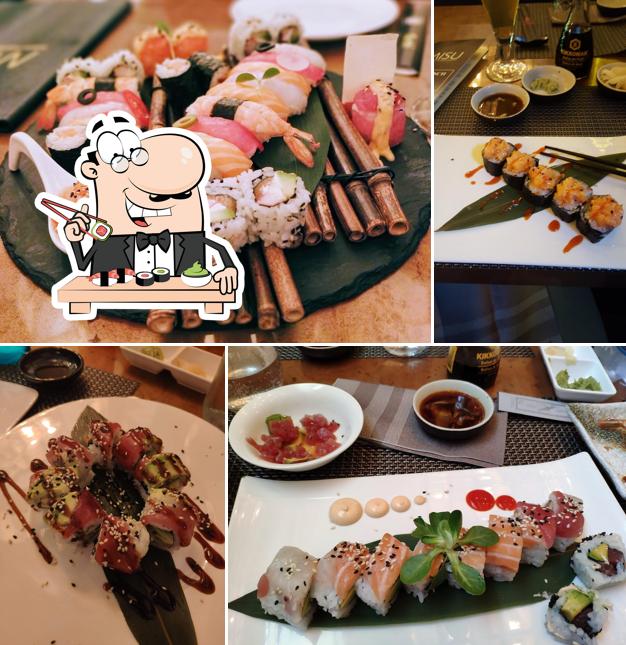 Prova le diverse opzioni di sushi