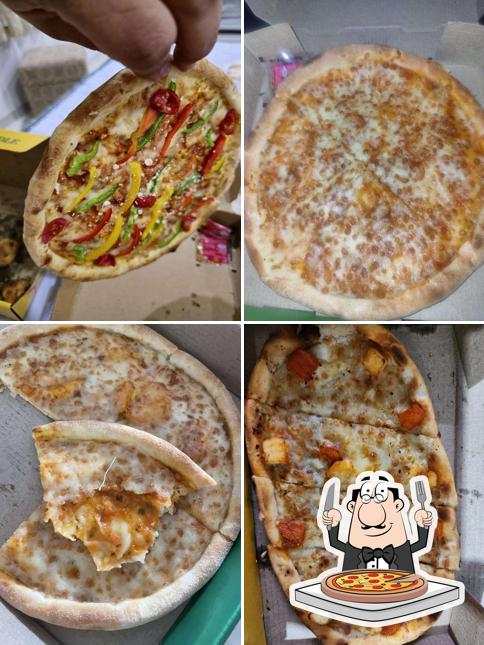 Pick various kinds of pizza