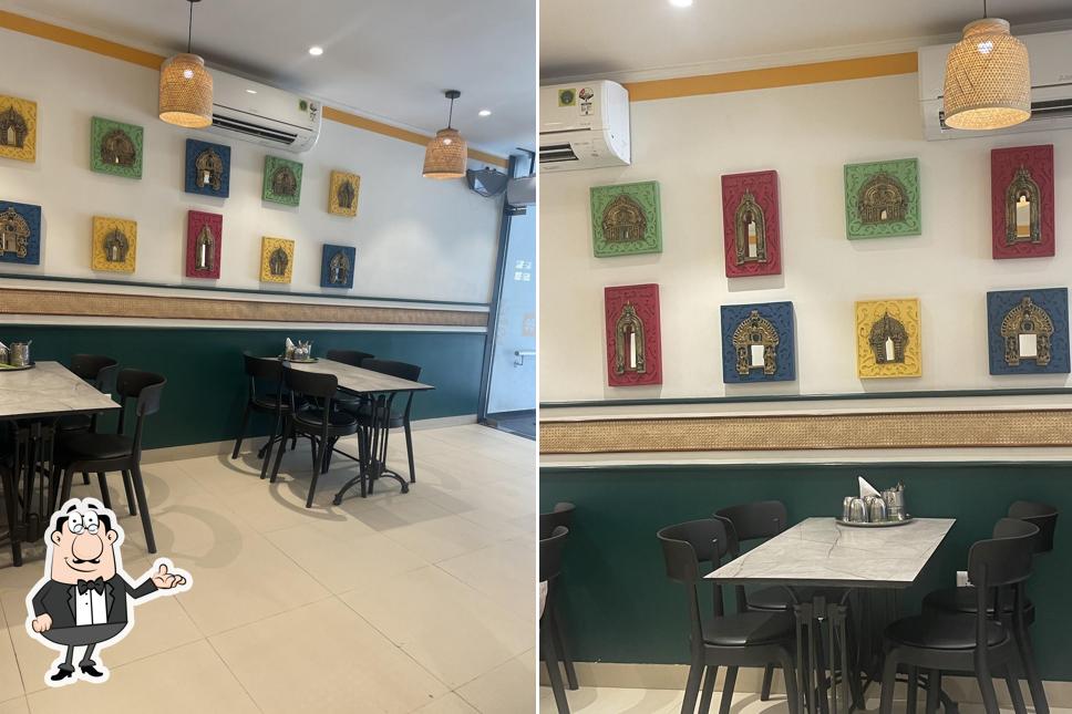 The interior of Dosa coffee sector 15 faridabad
