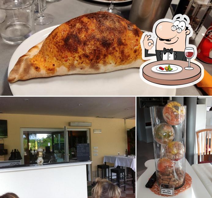 La cibo e interni del ristorante