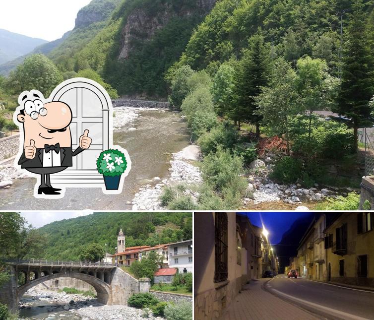 Puoi goderti l'aria fresca dal dehors di Hotel Ponte di Nava