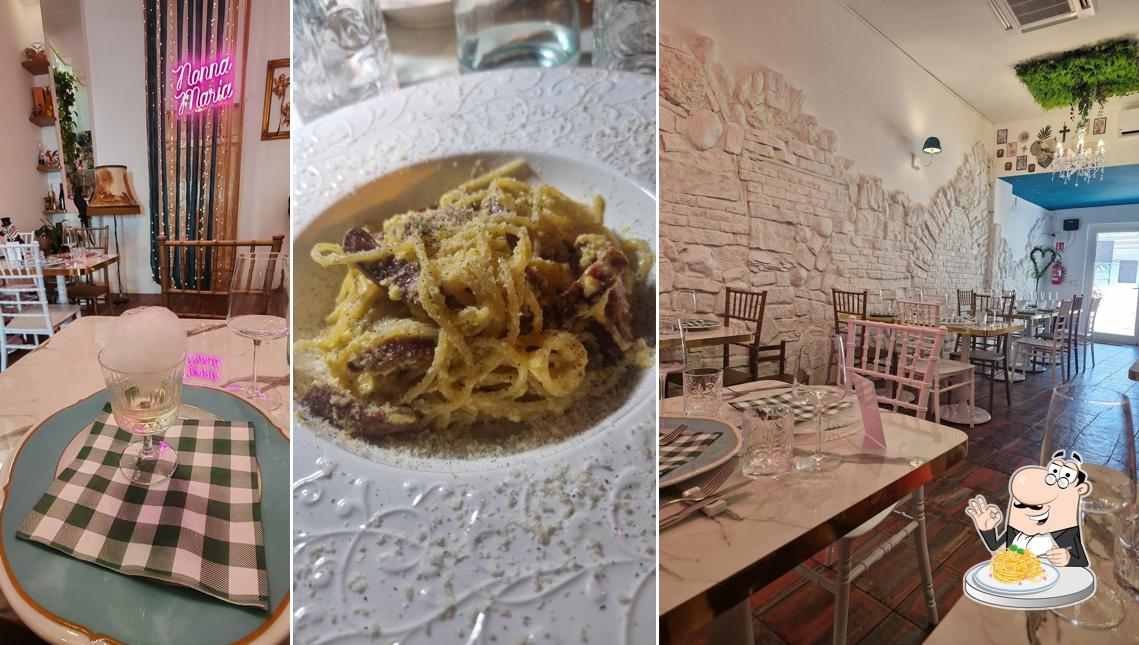 Spaghetti alla carbonara al Trattoria da Nonna Maria Vasto