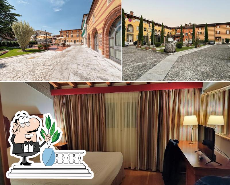 La esterno e interni del ristorante