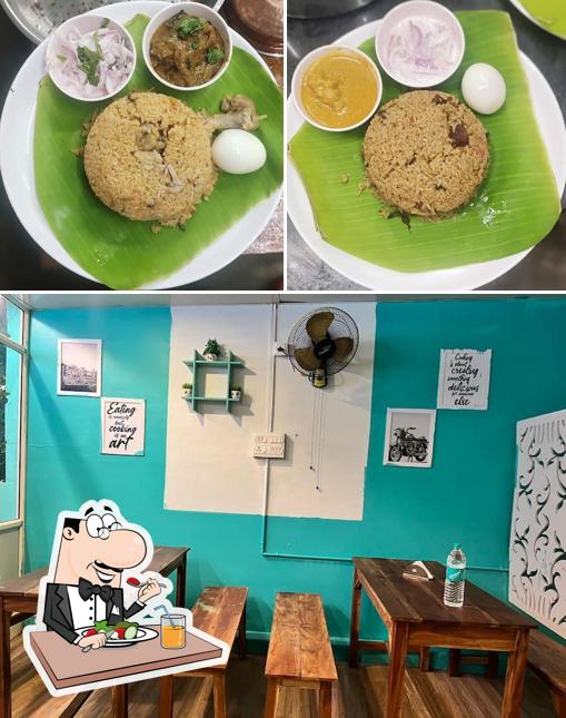 The restaurant's food and beverage