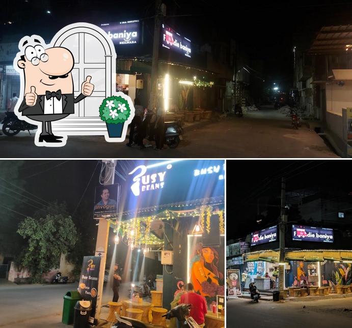 The exterior of Foodie Baniya