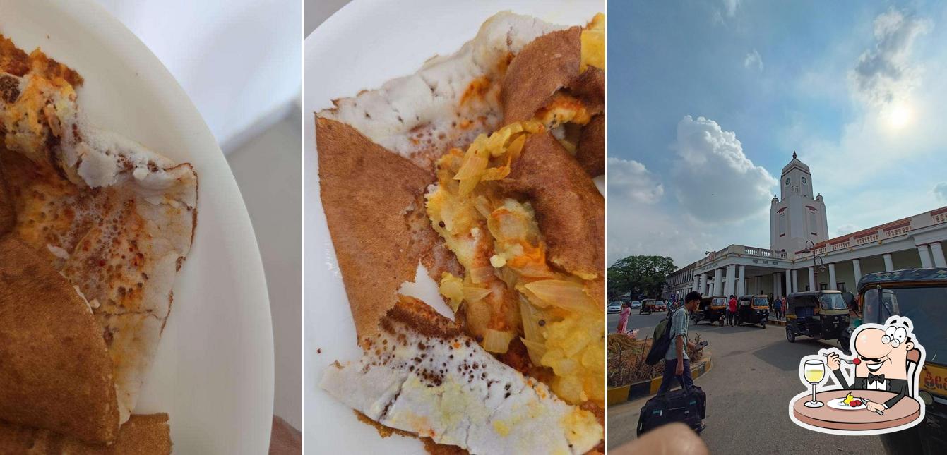 Food at Udupi Brahmins cafe