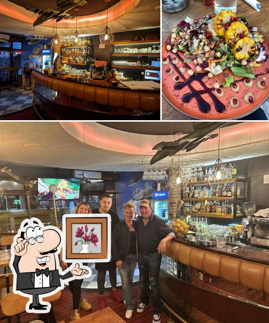 Questa è la immagine che mostra la interni e bevanda di The Fat Boar