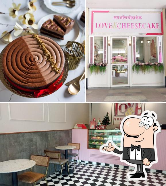 The interior of Love and Cheesecake