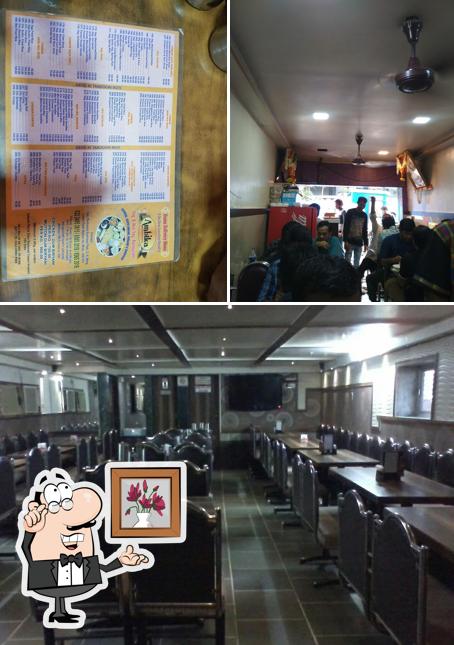 The interior of Hotel Ambika