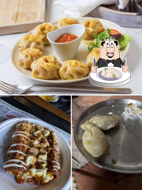 Dumplings at Ayush Meena Momos