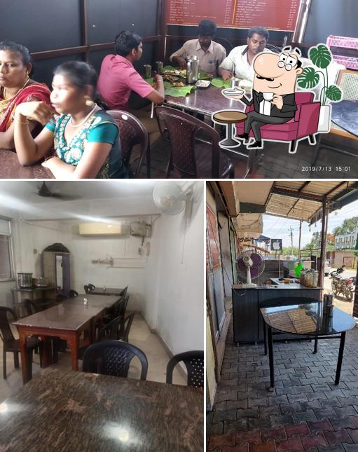 The interior of Namma Veetu Saapadu Grama asaiva unavagam