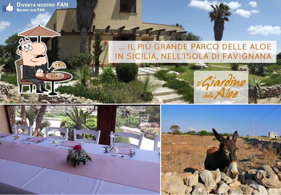 Gli esterni di Il Giardino delle Aloe Favignana