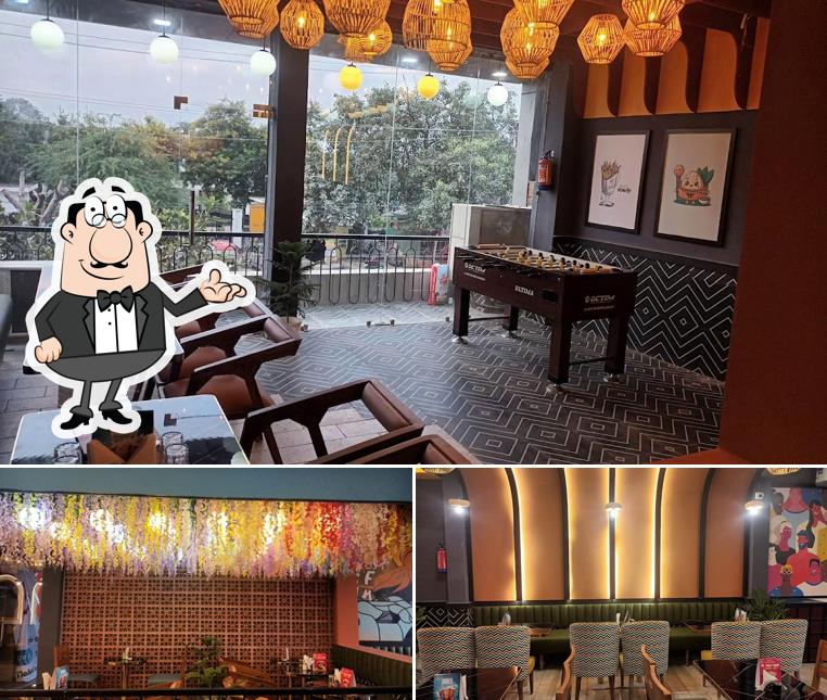 The interior of Son Of Swaad Orai - Pure Veg Restaurant/Family Restaurant in Orai