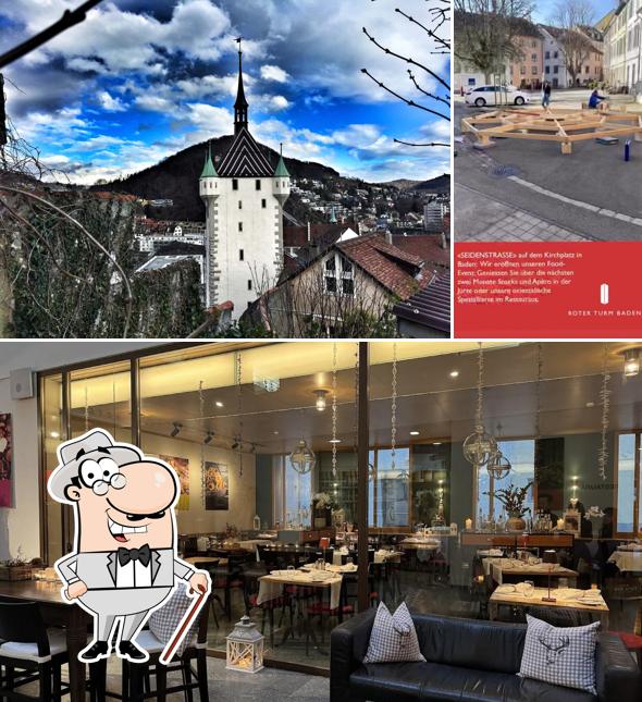 La esterno e interni del ristorante